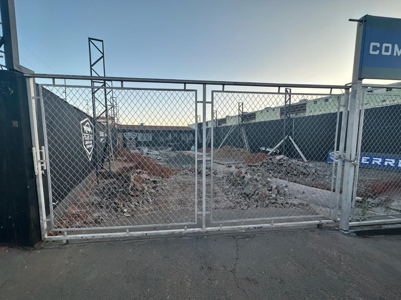 O terreno — antes de tudo começar