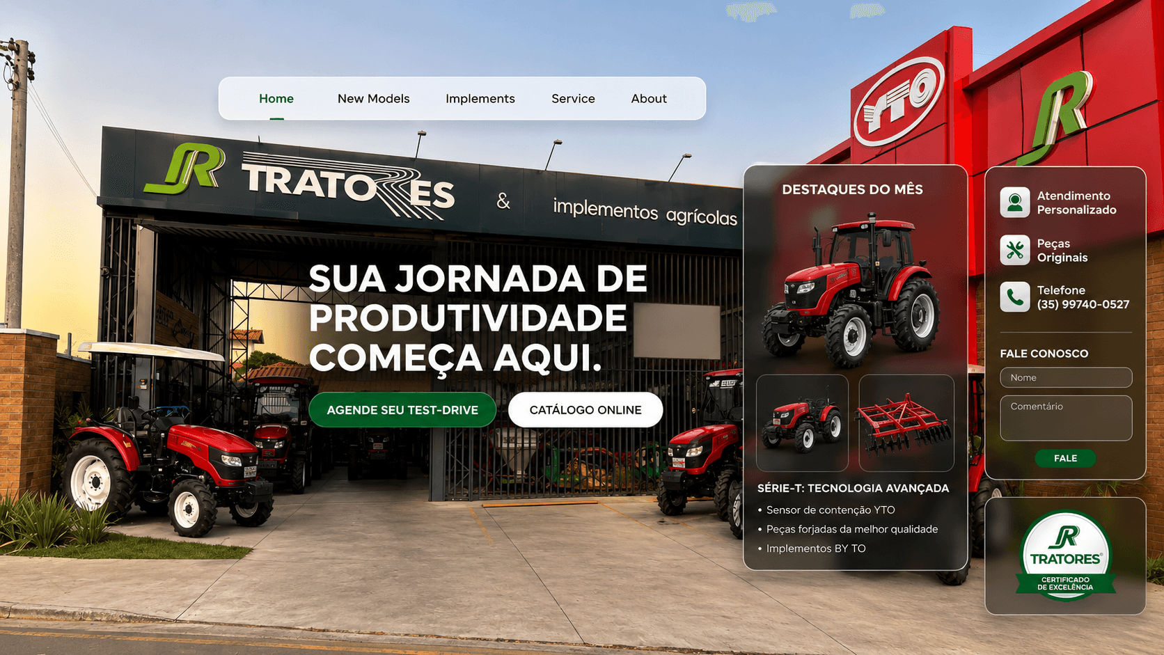 JR Tratores - Sua jornada de produtividade começa aqui